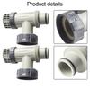 Enhance Your Pool Filtration System with This Replacement Plunger Valve Assembly for Intex 10747 Filter Pump 2pc Set