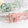 Transparent Mesh Pencil Holder Pen Case Handbag Large Capacity for School Office Stationery