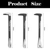 Heavy Duty Multifunctional Nail Puller V Shaped Non-Slip Cats Paw Durable Steel Nail Remover for Home Woodworking Tools