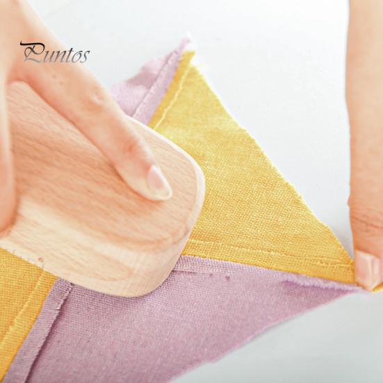 Hardwood Tailors Clapper for Ironing Quilting Professional Sewing Tool for Flattening Fabrics Point Pressing Wrinkle Elimination Beech Wood Presser