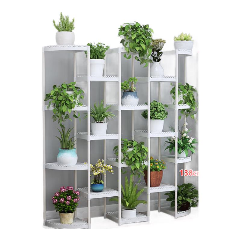 

Tiered Plastic Indoor Flower Pot Stand