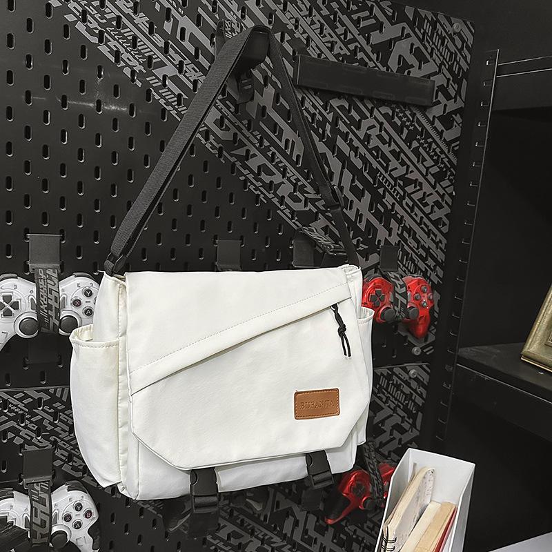 Mailman Bag Female College Bag 2025 New Versatile Large-capacity Messenger Canvas Bag Tote Bag