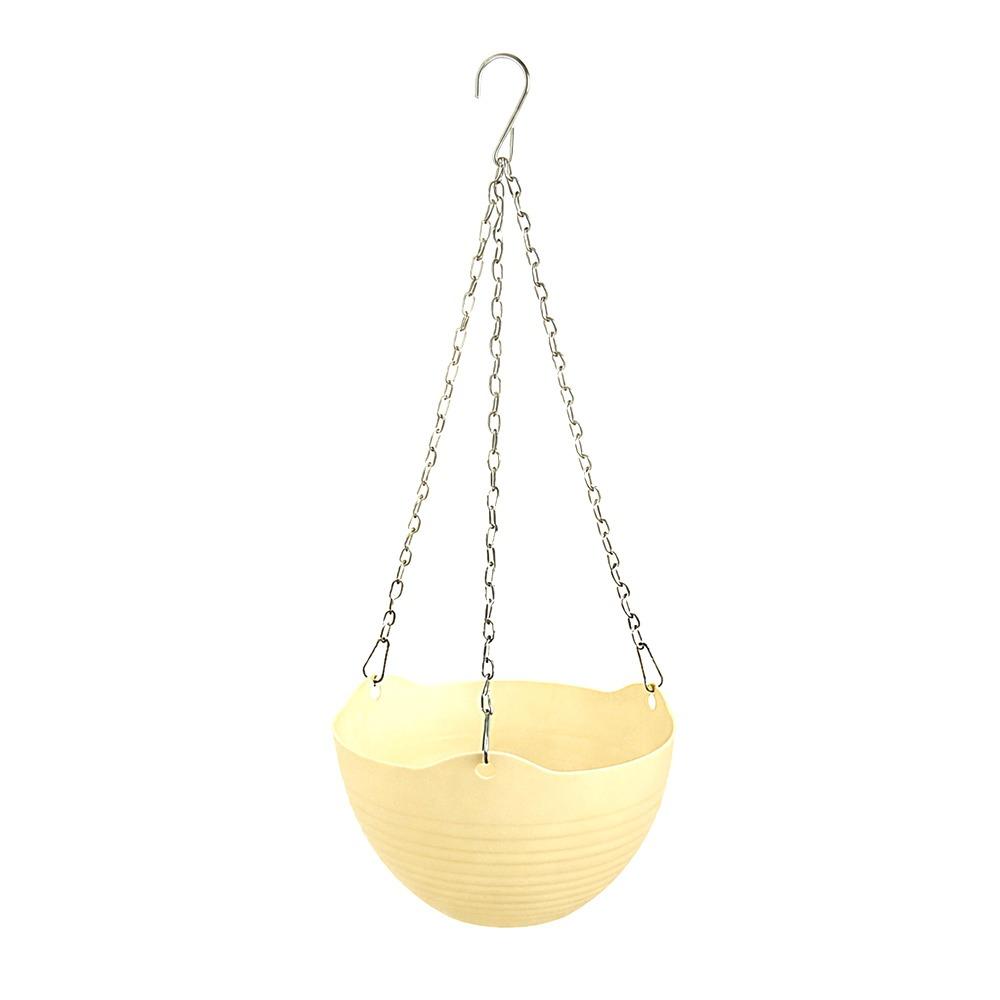 Durable Self-absorbing Hanging Basket Plastic Colorful Flower Pot Hanging Flower Pot Garden Decoration