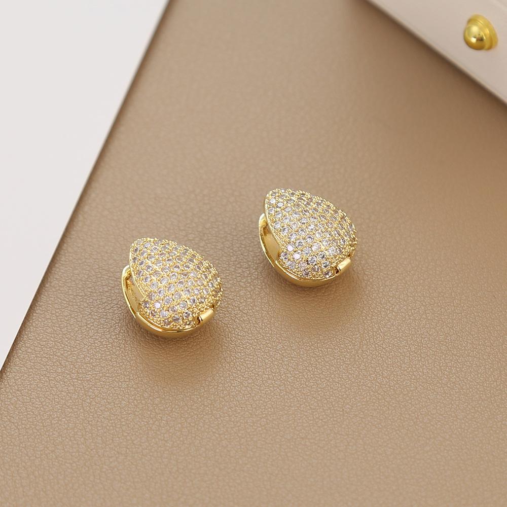 

Изысканные серьги, полные бриллиантов, серьги-сердечки из персика с цирконием, изысканное чувство, легкий роскошный темперамент, застежки-пряжки, серьги-гвоздики в форме сердца 14k