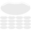 25 Disposable PVC Eye Covers for Hair Salon - Durable Face Protectors for Styling & Barber Use