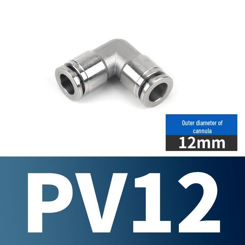 304 Stainless Steel Pneumatic Quick Connectors: High-Pressure Resistant Straight Reducer and Quick Connect Tee