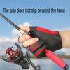 Autumn and Winter Outdoor Riding Fishing Open Three Finger Fishing Gloves Men's and Women's Non-slip Sports Bicycle Riding Glove