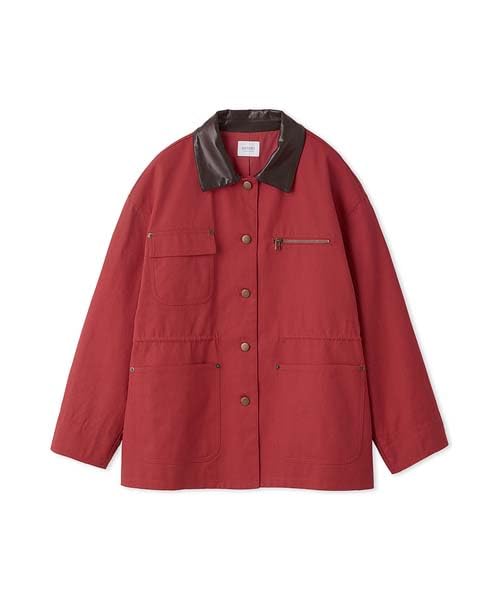 

Emi Cotton Coverall Red Women s Jacket, 13WFJ251028,