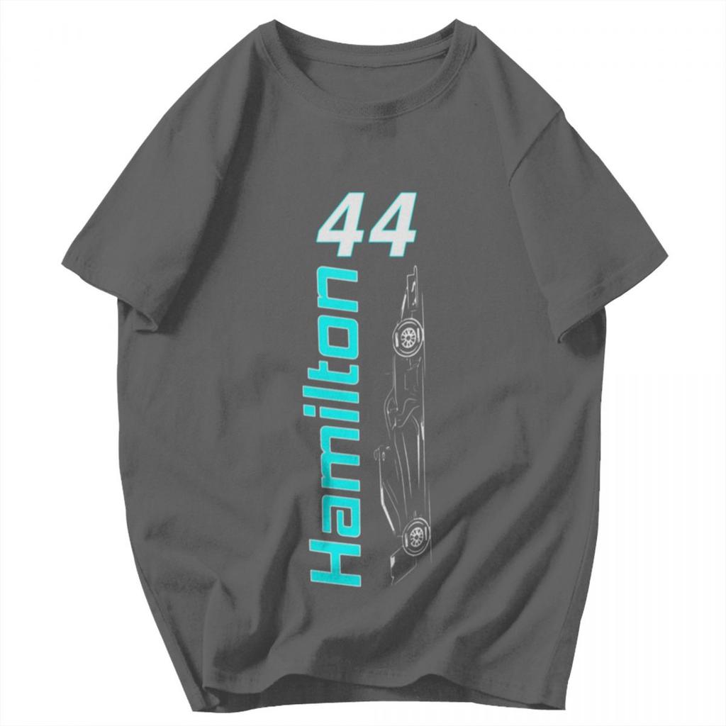 Herren T-Shirt Lewis Hamilton 44 Sommer Y2K Grafik Personalisiert Unisex Kleidung T-Shirts