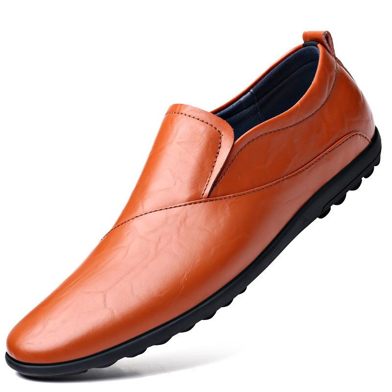 

Туфли дуду мужские кожаные туфли, повседневная обувь, туфли для вождения на мягкой подошве, лоферы, модные кожаные туфли большого размера 45