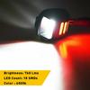 AUXITO LED Light License Plate White Red For Nissan 07-19 Frontier 08-15 Armada