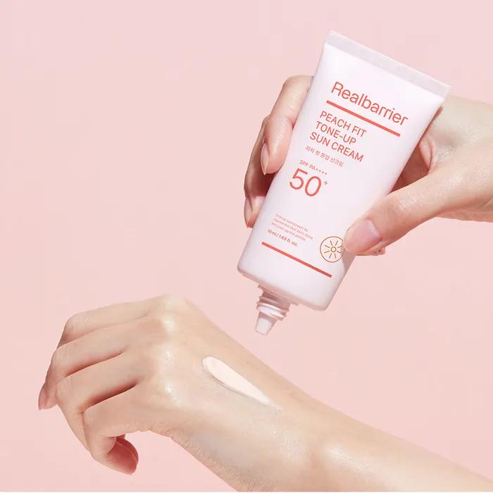 Real Barrier Peach Fit Tone-Up Sun Cream 50ml