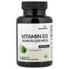 Vitamin D3, 250 Mcg (10,000 IU), 120 Tablets