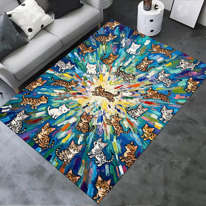 2025 New Cute animals Carpet Rug for Living Room Bedroom Home Sofa Decoration,Kids play Non-slip Floor Mat