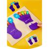 Palm Feet Busy Board Early Learning Educational Toys Puzzles Toddlers Gifts Wood Cognitive Montessori Toys for Children Kids