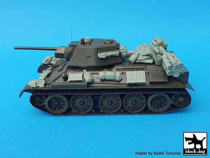 Black Dog T35243 1943 Model Accessory Set 1/35 T34/76 (for Tamiya)