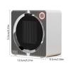Portable 220V 500W PTC Electric Heater Automatic Temperature Control Desktop Mini Fan Bedroom Heating Fast Heater
