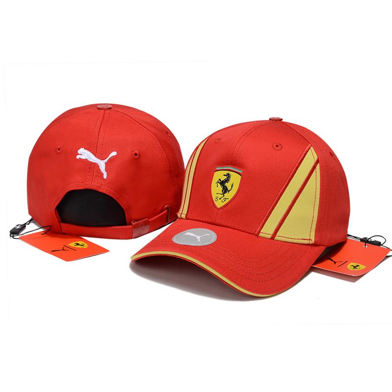 Ferrari Bestickte Bedruckte Baseballkappen und Sonnenschutz-Baseballkappe Geeignet für Alle Jahreszeiten Für Ferrari458 488 F12 FF 430