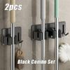 Xiaomi 1-3PCS Stainless Steel Household Storage Rack Bathroom Nail-free Hook  Wall-mounted Mop Storage Rack  Waterproof Broom Rack