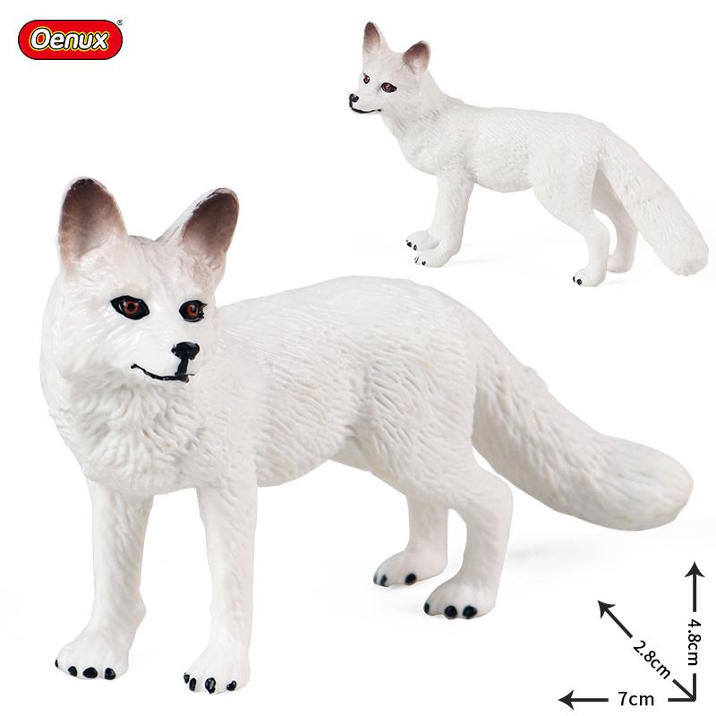 Oenux Mini Christmas Trees Cedar Woodland Animals Cake Toppers Accessory Fox Deer Rabbit Squirrel Antelope Model Decor Kids Toy