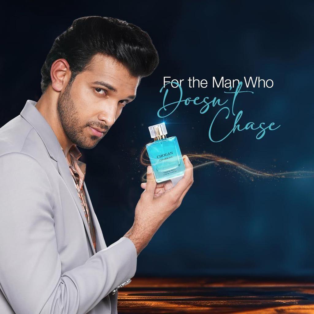 CHOGAN CEDARWAVE Extrait de Parfum – Crisp Sea Water, Mint & Lavender Opening with Neroli, Jasmine Heart & Deep Oakmoss-Cedarwood Base |