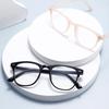 3PCS Unisex Square Plastic Frame Anti Blue Light Glasses Trendy Clear Eyewear For Back To School Accessories