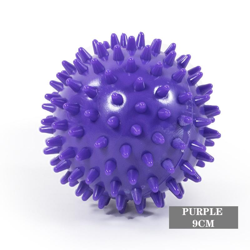 Durable PVC Spiky Massage Ball Trigger Point Sport Fitness Hand Foot Pain Relief Plantar Fasciitis Reliever Hedgehog 9cm Balls