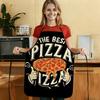 1pc 1pcs Pizza-Themed Apron with Pizza Slice Print & Italian Suitable for Home Baking, Cooking, Hairdressing - Adjustable Waistband, Durable Polyester
