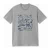 Vintage Ocean T Shirt Retro 90s Sea Animal Lover Summer Marine Life Octopus Whale Dolphin Turtle Orca Vintage Washed Stretched