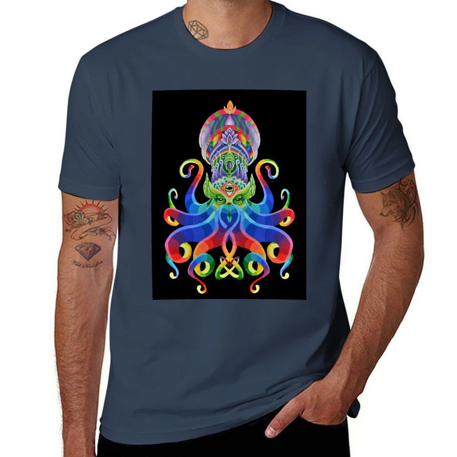 octopus TShirt Big and Tall Casual TShirt S