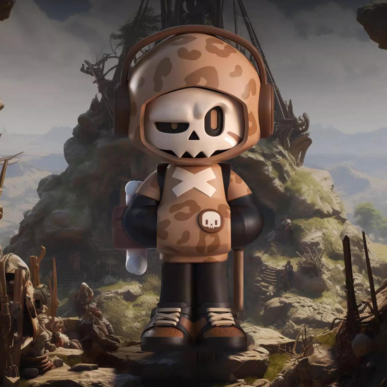 

Mr.Bone Mini 2 Generation Time Traveler Series Caixa Caja Dolls Gift Anime Action Figure Toys Desktop Ornament