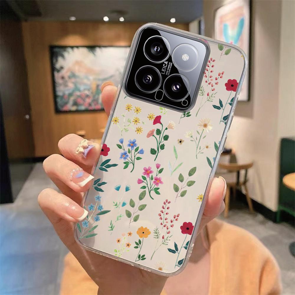 

Monstera Deliciosa Plants Flowers Phone Case For Xiaomi 14 14T 11 12 13 Lite 10T 11T 12T 15T Transparent Soft Shockproof Cover Xiaomi 11 Lite