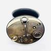 Sextant de cutie din alamă masivă 7,62 cm Sextant cu tambur nautic Sextant funcțional cu cutie de piele