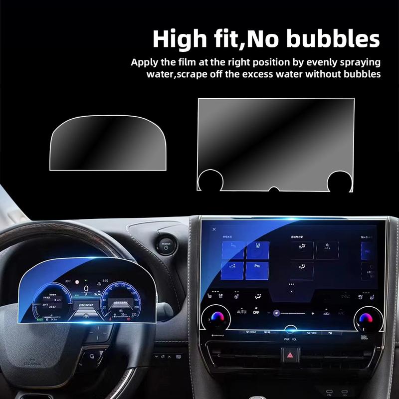 For Toyota Alphard 2024-2025 Navigation Screen HD Tempered Glass Protector Display Screen Protection Accessories