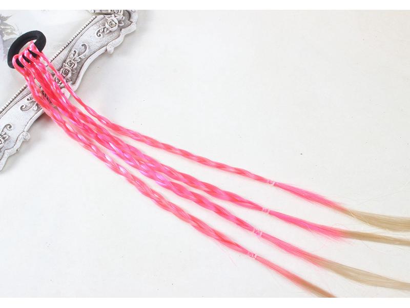 Популярные цветные градиентные косы-парики – термостойкие волосяные резинки