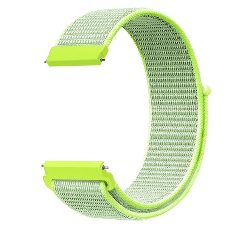 20mm 22mm Nylon Loop Band for Samsung Galaxy Watch 7/6/Classic/5/4/3/Gear S3 Wristband Huawei Watch 4/GT-2-3-Pro/Amazfit GTR/GTS