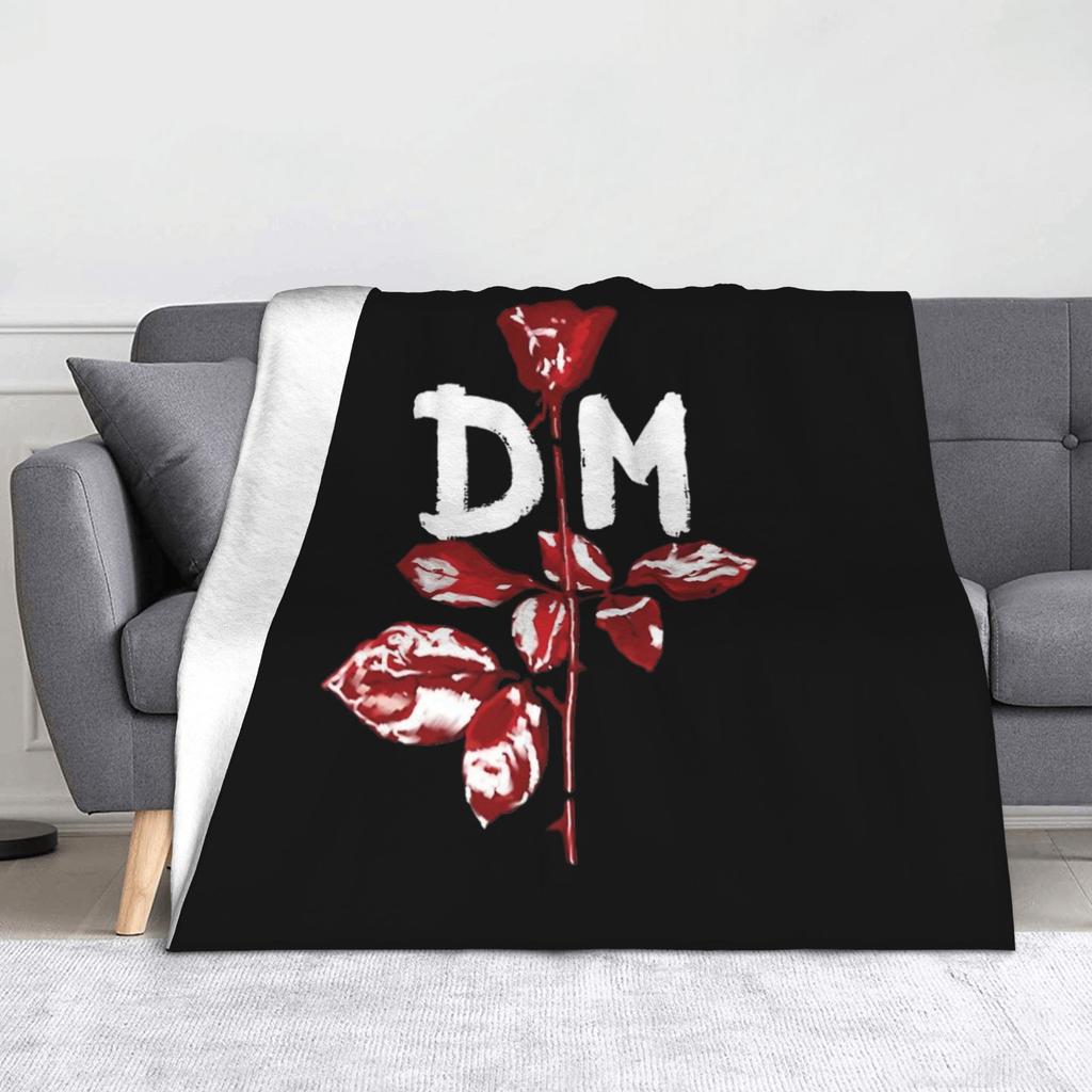 La Coperta Lavorata a Maglia Memento del Tour Live Modalità Musicista Pile Depeches Mode Coperta Super Calda per Auto Divano Letto Tappeto