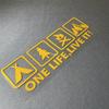 Camping Outdoor Enthusiast Car Sticker Wild Survival Quadruple Decal for Vehicle Auto Window Tail Body