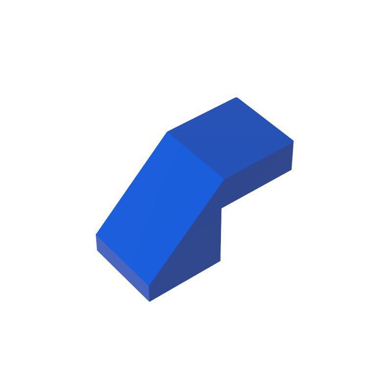 

10PCS 28192 Slope 2x1 with Cutout without Stud Block Moc Compatible with Brick DIY Children s Toy Assembly 10pcs темно-синього кольору