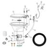 High Quality Durable 385311652 385311658 RV Toilet Seal Kit