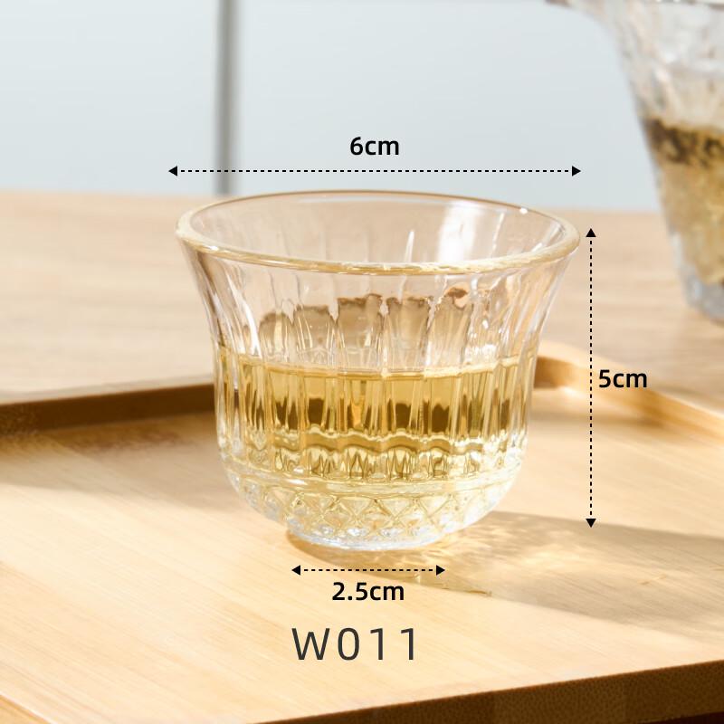 Японская термостойкая стеклянная чашка для чая ZISIZ