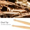 12 Pairs 7A Drumsticks Maple Wood Portable Drumsticks Set for Band Performance Home Practice Drumsticks for Practice Drumsticks for Practice
