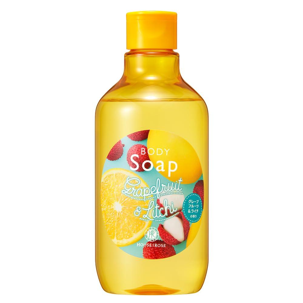 House of Rose Body Soap LG (Grapefruit & Lychee Scent) Moisturizing Ingredients 300mL