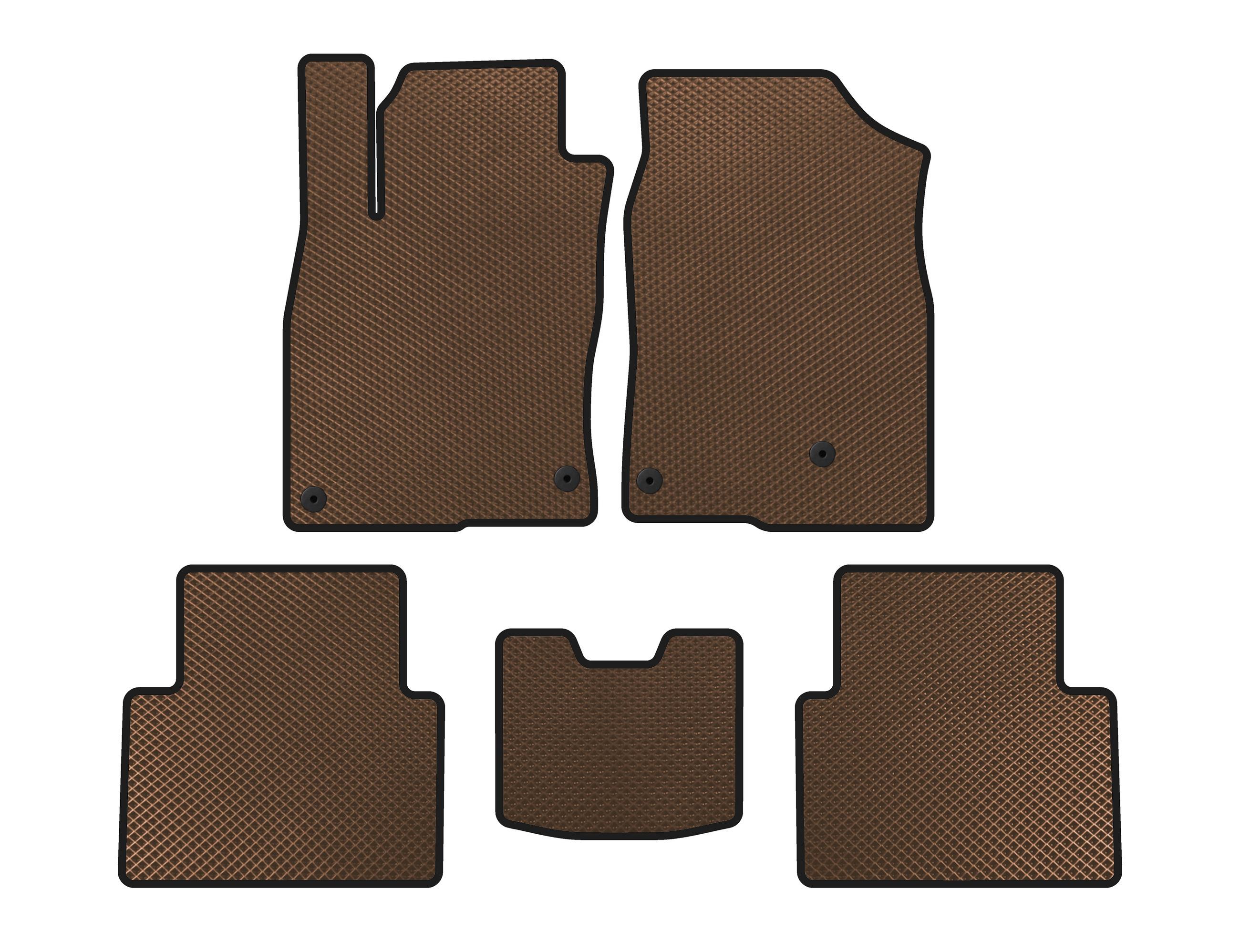 

EVA mats (SD, Brown) for Honda Civic Sedan X 2016-2021