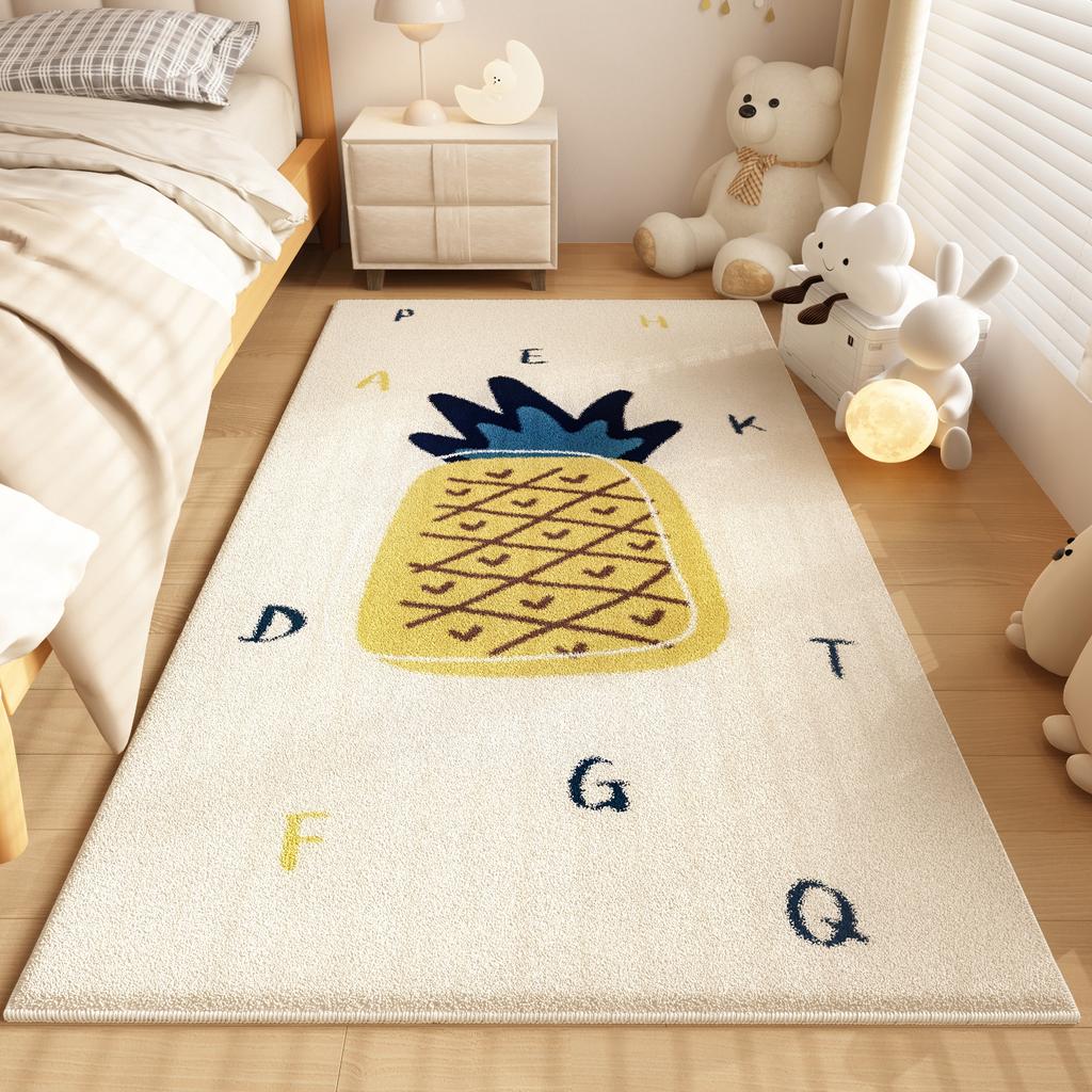 Modern Style Carpets for Living Room Thick Plush Bedroom Decor Cute Carpet Fluffy Soft Bedside Floor Mat Washable Cloakroom Rug