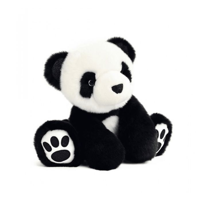 Peluche Panda Moyenne - HISTOIRE D'OURS - Plush - Multicolore - 20x26x25cm - Pour Bébé