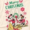 Disney Mens Mickey & Minnie Mouse Wreath Christmas T-Shirt