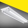 YC LED Base Light [Includes Two 40W LED Fluorescent Bulbs, 6000lm], Inverted Fuji Style, 40W, Dual Bulbs, G13, No Internal Wiring Required, Straight