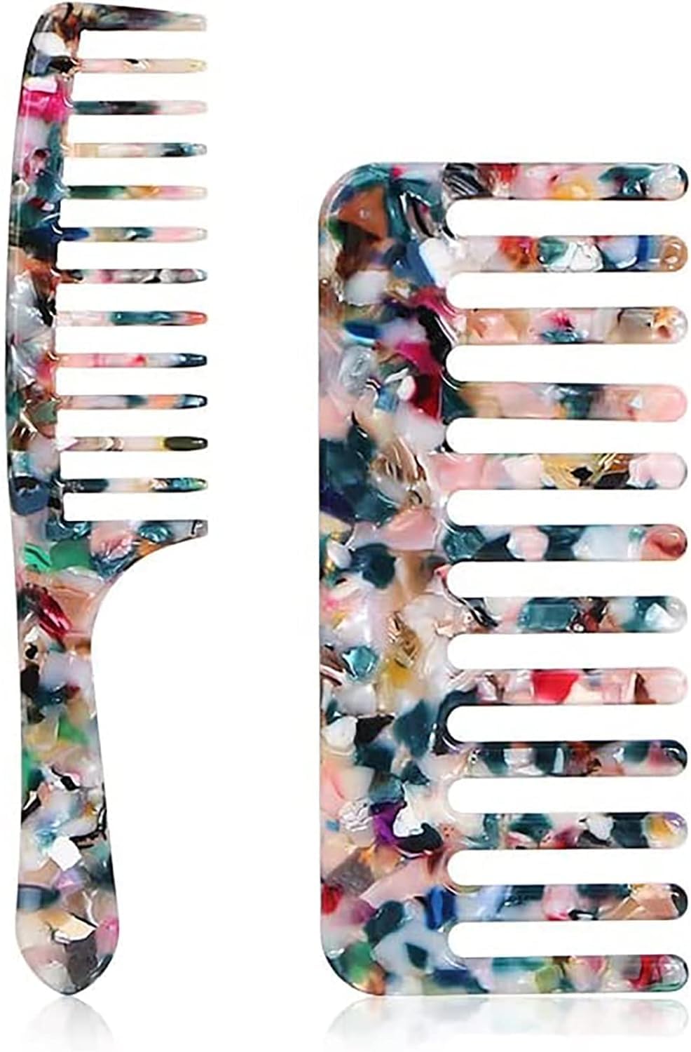 

унисекс уход за волосами для дома или салона набор из 2 расчесок с широкими зубьями антистатическая мужская расческа, портативная, расческа, использование,