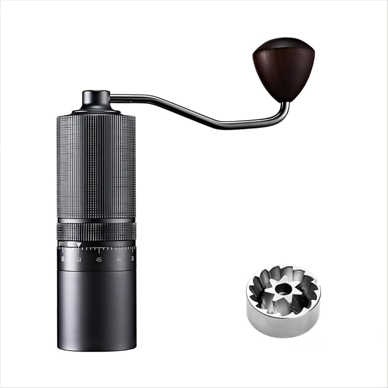 

Coffee space RRG-103 coffee mill manual coffee grinder hand ground coffee mill External roughness adjustment function cleanliness conical blade High